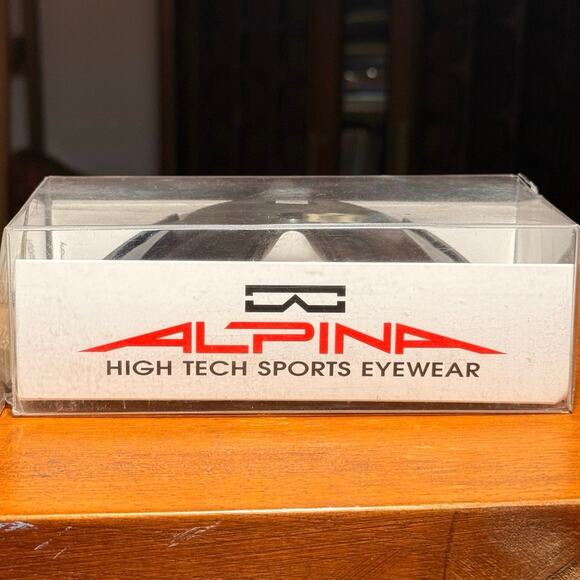 Vintage Alpina Opus IV L Sports Sunglasses Made in Germany NOS Shield Wrap main image 4